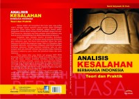 ANALISIS KESALAHAN BERBAHASA INDONESIA TEORI DAN PRAKTIK