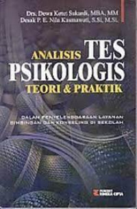 ANALISIS TES PSIKOLOGIS TEORI DAN PRAKTIK