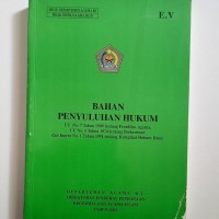 Bahan Penyuluhan Hukum