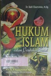 HUKUM ISLAM DALAM PERUBAHAN SOSIAL