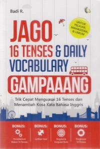 JAGO  16 tenses dan daily vocabulary gampaang