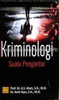 KRIMINOLOGI SUATU PENGANTAR