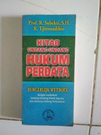 Kitab Undang-undang Hukum Perdata