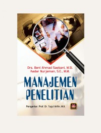 Manajemen penelitian