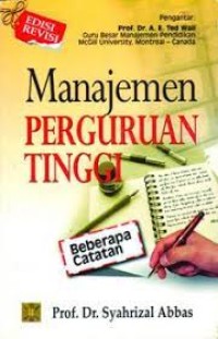 Manajemen Perguruan Tinggi