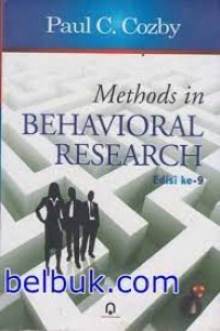 Methods in Behavioral Research