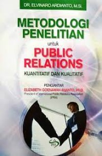 Metodologi Penelityian untuk Public Relations