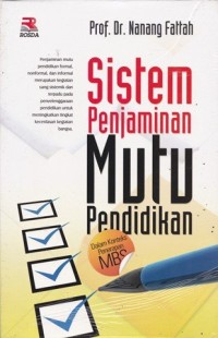 SISTEM PENJAMINAN MUTU PENDIDIKAN