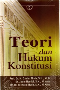 TEORI DAN HUKUM KONTITUSI