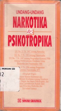 Undang-undang Narkotika & Psikotropika