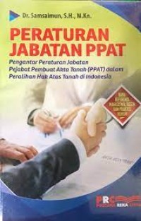 PERATURAN JABAATAN PPAT