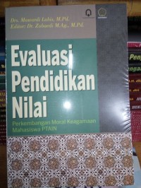 EVALUASI PENDIDKAN NILAI