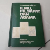 ILMU FILSAFAT DAN AGAMA