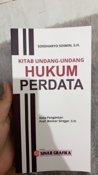 KITAB UNDANG- UNDANG PERDATA