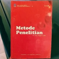 Image of METODE PENELITIAN M.TOHA ANGGORO