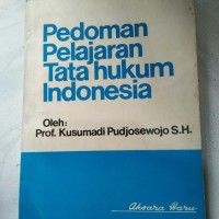 PEDOMAN PELAJARAN TATA HUKUM INDONESIA