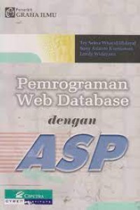 PEMOGRAMAN WEB DATA BASE DENGAN ASP