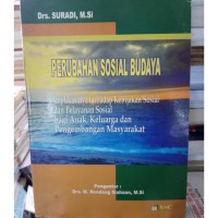 PERUBAHAN SOSIAL BUDAYA