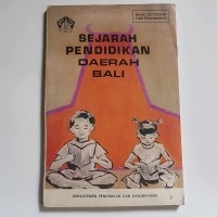 SEJARAH PENDIDIKAN DAERAH BALI