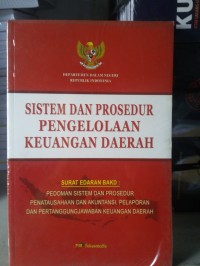 SISTEM  DAN PROSEDUR PENGELOLAAN KEUANGAN DAERAH