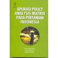 Image of APPLICATIONS OF THE POLICY ANALYSISI MATRIX IN INDONESIAN AGRICULTURE