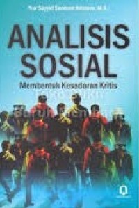 Image of Analisis Sosial: Membentuk Kesadaran Kritis