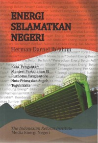 ENERGI SELAMATKAN NEGRI