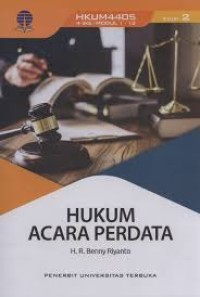 Image of HUKUM ACARA PERDATA EDISI 2