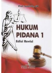 Image of HUKUM PIDANA 1 EDISI REVISI