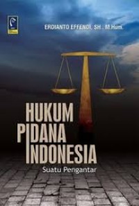 Image of HUKUM PIDANA INDONESIA SUATU PENGANTAR