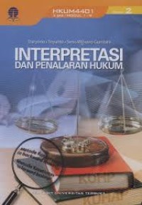Image of INTERPRESTASI DAN PENALARAN HUKUM EDISI 2