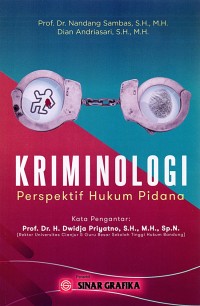 Image of KRIMINOLOGI PRESPEKTIF HUKUM PIDANA