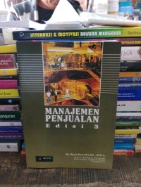 Image of MANAJEMEN PENJUALAN EDISI 3