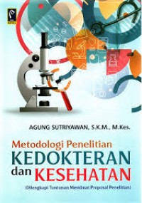 Image of METODOLOGI PENELITIAN KEDOKTERAN DAN KESEHATAN
