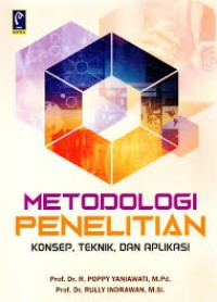 Image of METODOLOGI PENELITIAN KONSEP TEKNIK DAN APLIKASI