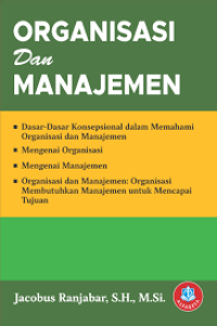 Image of ORGANISASI DAN MANJEMEN