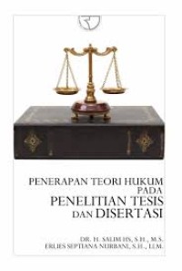 Image of PENERAPAN TEORI HUKUM PADA PENELITIAN TESIS DAN DISERTASI