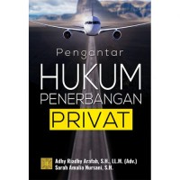 Image of PENGANTAR HUKUM PENERBANGAN PRIVAT