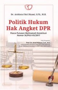 Image of POLITIK HUKUM HAK ANGKET DPR