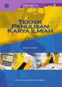 Image of TEKNIK PENULISAN KARYA ILMIAH