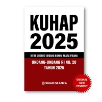 Image of KUHP 2025 KITAB UNDANG-UNDANG HUKUM ACARA PIDANA UNDANG-UNDANG RI NO. 20 TAHUN 2025