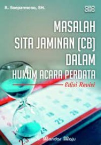 Image of MASALAH SITA JAMINAN ( CB) SALAM HUKUM ACARA PERDATA edisi revisi