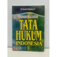 Image of PEDOMAN TATA HUKUM INDONESIA