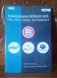 Image of PEMOGRAMAN BERBASIS WEB HTML, PHP 7, MYSQLI DAN BOOTSRAP 4